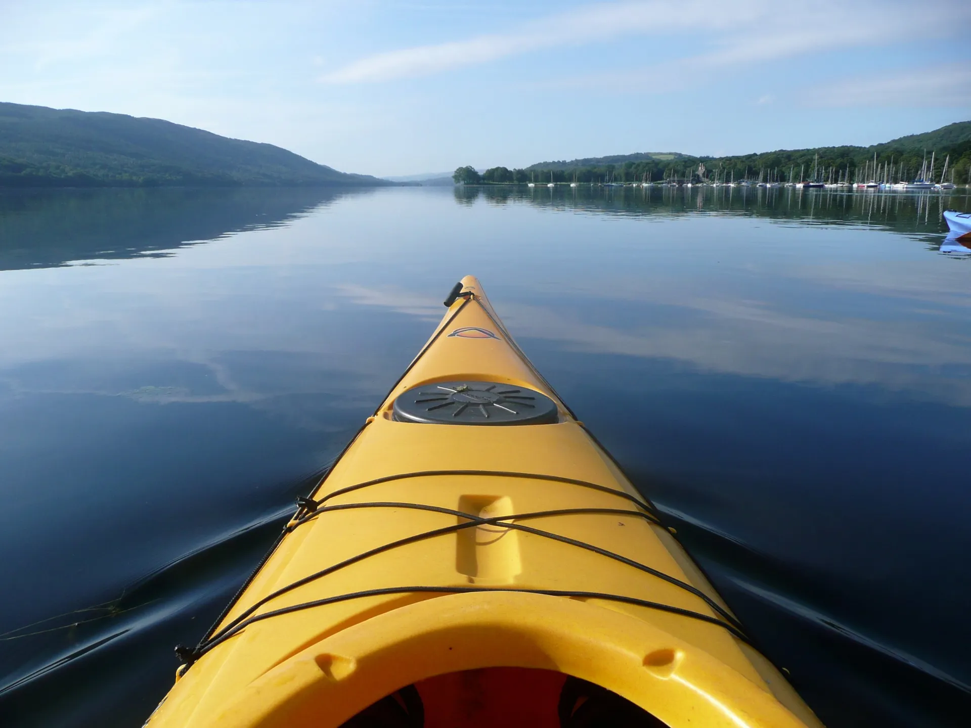 kayaking on Glamp Lake